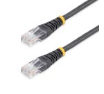 StarTech.com Câble patch UTP Cat5e de 15 m avec RJ45 moulé noir - Cordon de connexion de 15 m