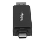 StarTech.com Lecteur de Cartes SD USB C et USB 3.0, Lecteur de Cartes Mémoire USB, SD, MicroSD, MMC, UHS-I, Adaptateur de Cartes USB-C et USB-A - Fonctionne avec Tous les Systèmes d'Exploitation