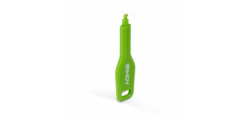 Lindy SFP Port Blocker key, Green