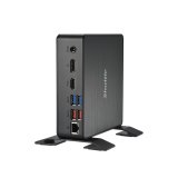 Shuttle XPC Nano PC NC40U3, Intel Core i3-1215U, 1x HDMI, 1x DP,1xUSB-C/DP, 6x USB3.2, 1x 2.5" bay, 2x M.2, 1x LAN, RAID, fonctionnement permanent 24/7, attaches VESA