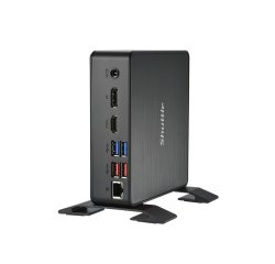 Shuttle XPC Nano PC NC40U5, Intel Core i5-1235U, 1x HDMI, 1x DP,1xUSB-C/DP, 6x USB3.2, 1x 2.5" bay, 2x M.2, 1x LAN, RAID, fonctionnement permanent 24/7, attaches VESA