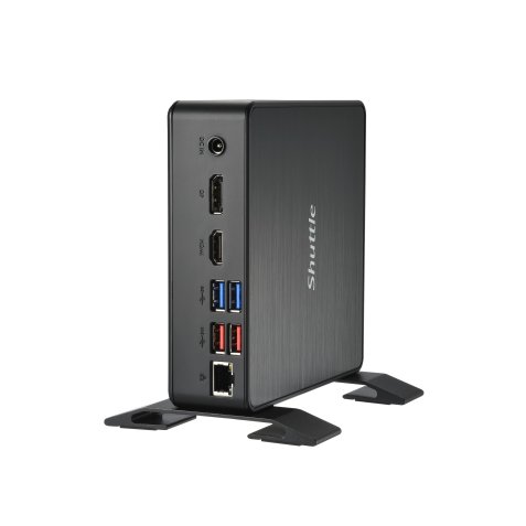 Shuttle XPC Nano PC NC40U5, Intel Core i5-1235U, 1x HDMI, 1x DP,1xUSB-C/DP, 6x USB3.2, 1x 2.5" bay, 2x M.2, 1x LAN, RAID, fonctionnement permanent 24/7, attaches VESA