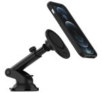 OtterBox Support de tableau de bord pour voiture pour MagSafe, fixation solide sur le tableau de bord de la voiture MagSafe, conçu pour être facile, solide et sûr à installer, compatible iPhone 14/iPhone 13/iPhone 12 Series, Noir