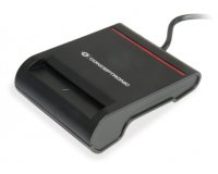Conceptronic SCR01B lector de tarjeta inteligente USB USB 2.0 Negro