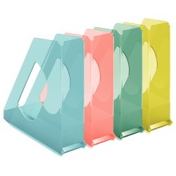 Colour'Breeze Porte-revues, A4, assorti de couleurs, 626281