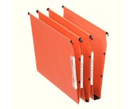 Dossiers suspendus Dual, fond: 15 mm, orange