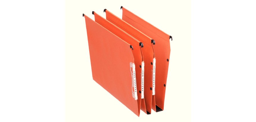 Dossiers suspendus Dual, fond: 15 mm, orange