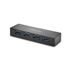 Kensington Cargador y hub USB 3.0 de cuatro puertos UH4000C