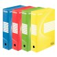 Boîte archives esselte vivida carton ondulé recyclable a4 2 50x80x352mm parois doubles dos 80mm livré plat ass - 10 un