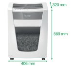 Destructeur de documents manuel Leitz IQ Office Pro - P5 coupe micro