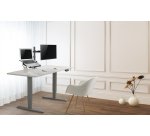 Equip Soporte de escritorio articulado de doble brazo para monitor portátil de 13"-32