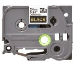 Brother TZE-354 ruban d'étiquette Or sur noir