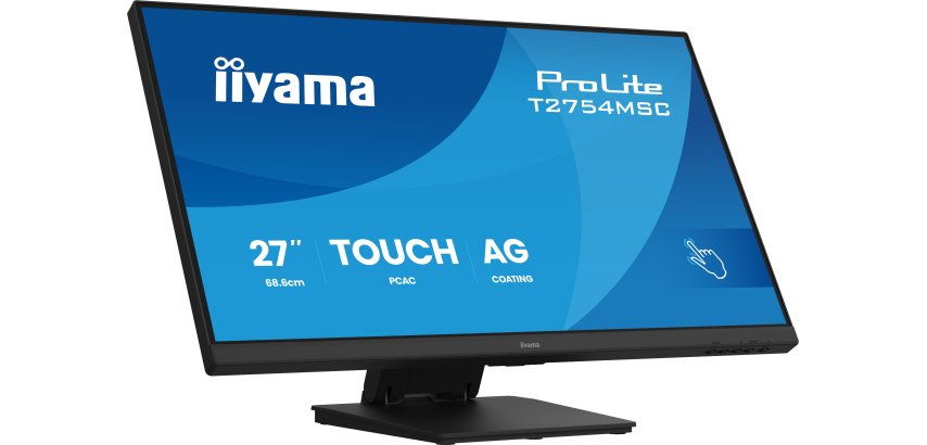 iiyama ProLite T2754MSC-B2AG écran plat de PC 68,6 cm (27") 1920 x 1080 pixels Full HD LED Écran tactile Multi-utilisateur Noir