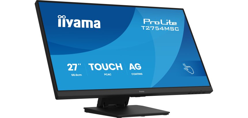 iiyama ProLite T2754MSC-B2AG écran plat de PC 68,6 cm (27") 1920 x 1080 pixels Full HD LED Écran tactile Multi-utilisateur Noir