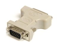 Adaptador Conversor DVI-I a VGA - DVI-I Hembra - HD15 Macho - Blanco