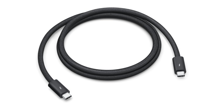 Apple MC9C4ZM/A Câble Thunderbolt 1 m 120 Gbit/s Noir