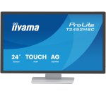 iiyama ProLite T2452MSC-W1AG écran plat de PC 60,5 cm (23.8") 1920 x 1080 pixels Full HD LED Écran tactile Blanc