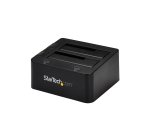 StarTech.com Dock pour Disque Dur USB 3.0 à 2 Baies, Station d'Accueil pour Disque Dur USB, Docking Station pour SSD/HDD 2,5/3,5" SATA III et IDE (40 pin), Baies pour Disque Dur Remplaçables à Chaud