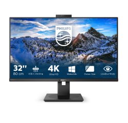 Philips P Line 329P1H/00 Monitor PC 80 cm (31.5") 3840 x 2160 Pixel 4K Ultra HD LED Nero