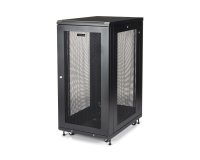 StarTech.com Armoire Rack Serveur 24U à 4 Montants, Armoire Verrouillable 19" pour Ordinateur/AV/Équipement IT, Rack Réseau pour Bureau/Domicile avec Roulettes et Rails de Montage Ajustables