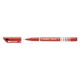 Stylo-feutre pointe moyenne sur amortisseur (0,7 mm) - Rouge