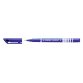 Stylo-feutre pointe moyenne sur amortisseur (0,7 mm) - Bleu