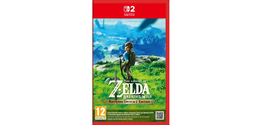 Nintendo The Legend Of Zelda: Breath Of The Wild - Switch 2 Edition Tedesca, DUT, Inglese, ESP, Francese, ITA, Giapponese, Coreano, Russo Nintendo Switch 2