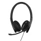 EPOS Tweezijdige on-ear USB-C-headset met ANC, gecertificeerd voor Microsoft Teams