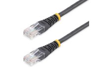 StarTech.com Câble patch UTP Cat5e de 15 m avec RJ45 moulé noir - Cordon de connexion de 15 m