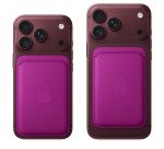 Apple Porte-cartes en tissage fin pour iPhone avec MagSafe - Magenta