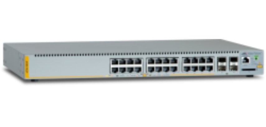 Allied Telesis AT-x230-28GP-50 Géré L3 Gigabit Ethernet (10/100/1000) Connexion Ethernet, supportant l'alimentation via ce port (PoE) Gris
