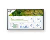 Sony FW-43BZ30L Signage Display Digital signage flat panel 109.2 cm (43") LCD Wi-Fi 440 cd/m² 4K Ultra HD Black Android 24/7