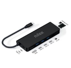 Nilox DOCK USB-C 8 IN 1 HDMI 4K