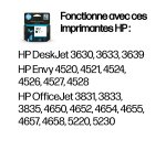 HP 302 Cartouche d’encre noire authentique