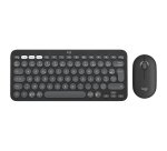 Logitech 920-012209 clavier Souris incluse Universel RF sans fil + Bluetooth AZERTY Français Graphite