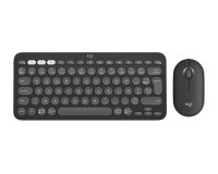 Logitech 920-012209 clavier Souris incluse Universel RF sans fil + Bluetooth AZERTY Français Graphite