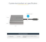 StarTech.com USB-C naar Quad HDMI Adapter, USB-C naar 4x HDMI Monitor Converter voor Windows (niet compatibel met macOS/ChromeOS/Linux) - TAA