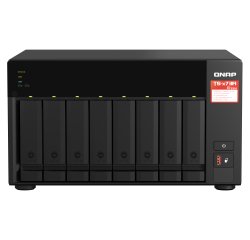 QNAP TS-873A NAS Tower Ryzen Embedded V1500B 8 GB DDR4 0 TB QNAP Turbo System Nero