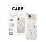 PanzerGlass CARE™ by ® Samba Case Transparent w. White MagSafe iPhone Air protective phone case Cover