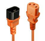 Lindy Rallonge secteur C14 vers C13, orange, 2m