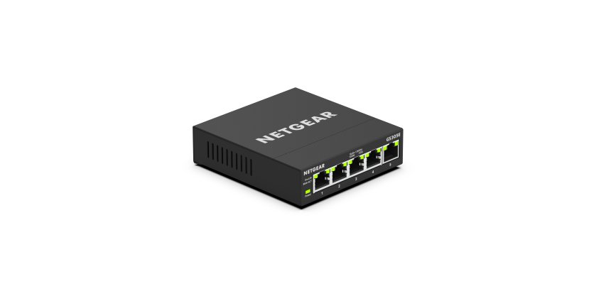 NETGEAR GS305E Géré Gigabit Ethernet (10/100/1000) Noir