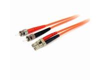 StarTech.com Cable Patch de Fibra Duplex Multimodo 62,5/125 1m LC - ST