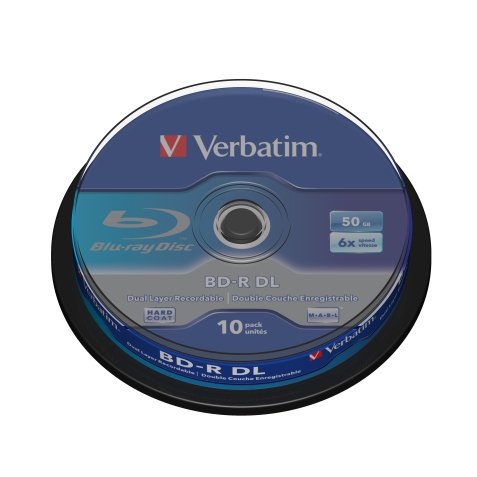 Verbatim 43746 disque vierge Blu-Ray BD-R 50 Go 10 pièce(s)