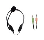 Nilox AURICULARES DOBLE JACK CON MICROFONO PC