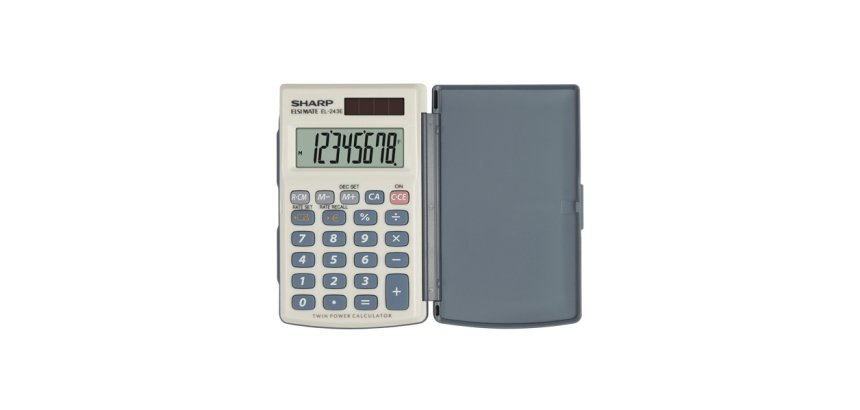 Sharp - Calcolatrice tascabile - EL243EB