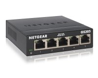 NETGEAR GS305 Non-géré L2 Gigabit Ethernet (10/100/1000) Noir