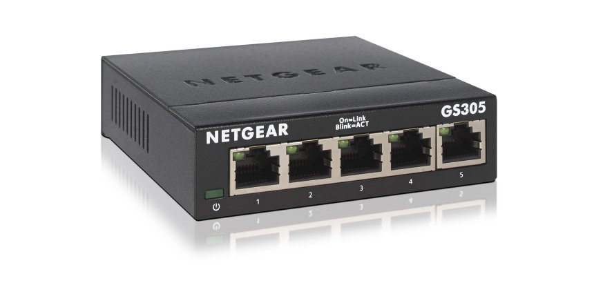 NETGEAR GS305 Non-géré L2 Gigabit Ethernet (10/100/1000) Noir