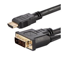 Cable Adaptador Conversor HDMI a DVI-D de 1,8m - Macho a Macho - Convertidor de Vídeo 