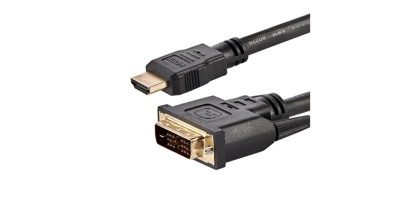 Cable Adaptador Conversor HDMI a DVI-D de 1,8m - Macho a Macho - Convertidor de Vídeo 