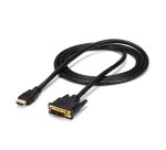 Cable Adaptador Conversor HDMI a DVI-D de 1,8m - Macho a Macho - Convertidor de Vídeo 